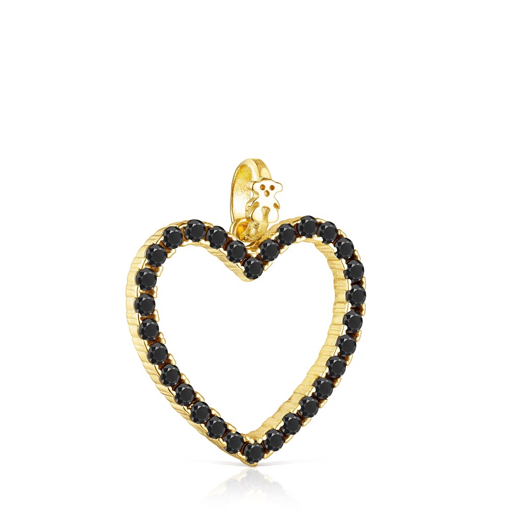 Colgante de corazón con espinelas