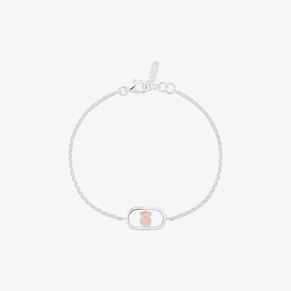 Pulsera cadena de plata y cuarzo Camille
