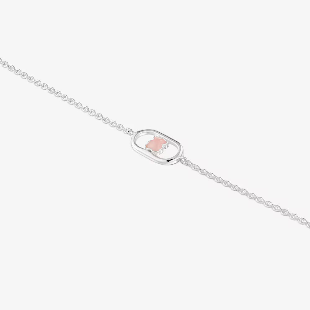 Pulsera cadena de plata y cuarzo Camille
