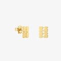 Pendientes con baño de oro 18 kt sobre plata TOUS Sweet 40s